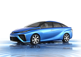 blue Toyota FCV concept