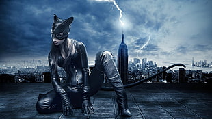 woman in Batgirl costume