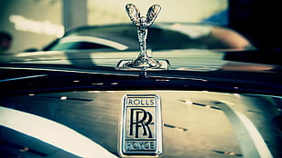 Rolls Royce emblem, car, Rolls-Royce, brand, closeup