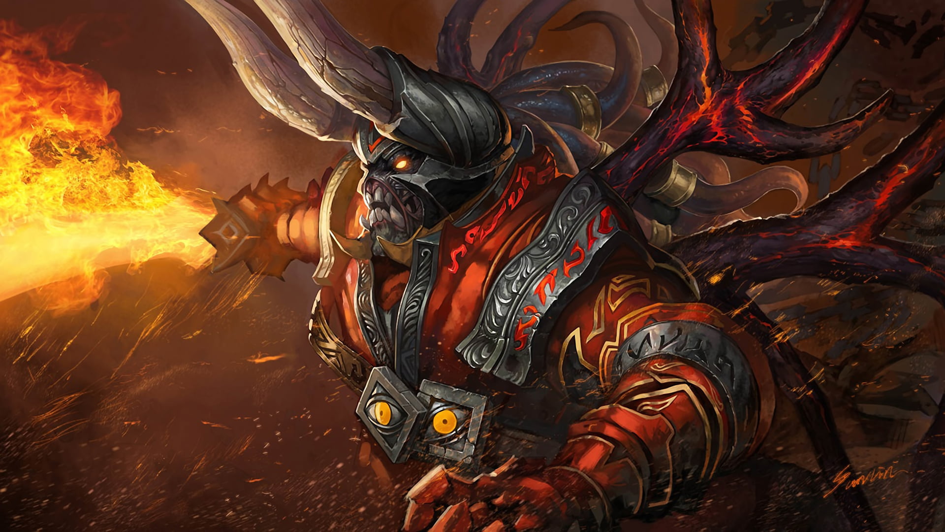 Doom Bringer from Dota 2 wallpaper