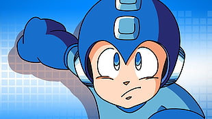cartoon character wallpaper, Mega Man, video games
