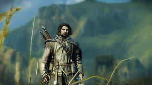 game digital wallpaper, Talion, video games, Middle-earth: Shadow of Mordor HD wallpaper