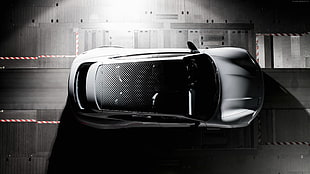 silver car, Porsche Mission E Cross Turismo, electric cars, 4k