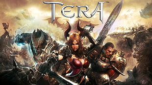 black and brown floral textile, Tera, Tera Rising , Tera online, video games