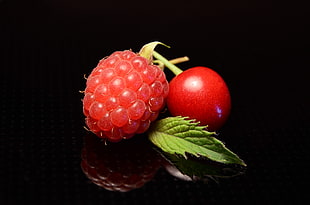 raspberry and cherry