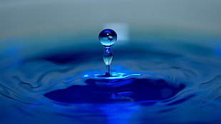 time lapse photography of water drop digital wallpaper HD wallpaper