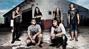 We came as romans,  House,  Sky,  T-shirts