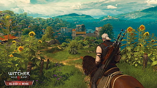 The Witcher III Wild Hunt game wallpaper, The Witcher, The Witcher 3: Wild Hunt, Geralt of Rivia, blood and wine HD wallpaper