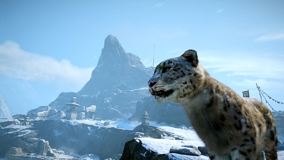 brown leopard, Far Cry 4 HD wallpaper