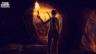 Tomb Raider Reborn digital wallpaper