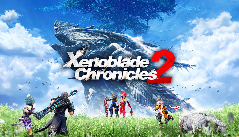 Xenoblade Chronicles 2 game poster HD wallpaper