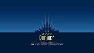 Welcome To Rapture text overlay, BioShock HD wallpaper