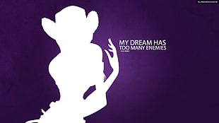 white text on purple background, One Piece, Nico Robin HD wallpaper