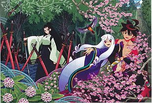 cartoon character illustration, manga, Katanagatari, Togame, Yasuri Shichika