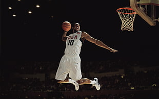 Kobe Bryant with basketball HD wallpaper
