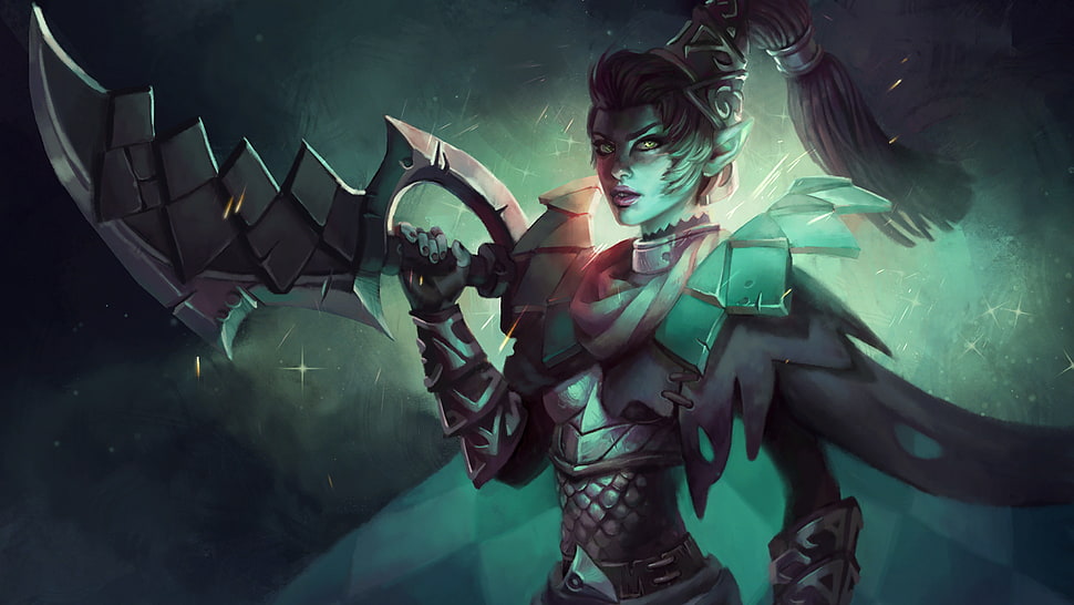 Phantom Assassin Dota 2 digital wallpaper, Dota 2, Loading screen, Phantom Assassin HD wallpaper