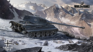 World of Tanks digital wallpaper, World of Tanks, Tiger II, video games