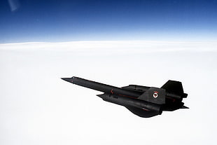 black tilt aircraft, Lockheed SR-71 Blackbird HD wallpaper