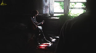 brown acoustic guitar, Ellie, The Last of Us, guitar HD wallpaper