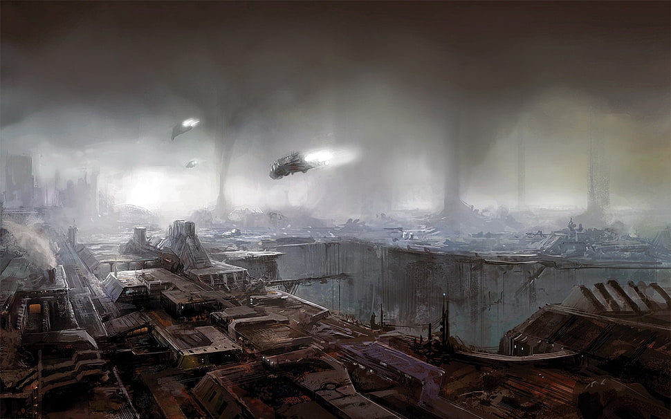 game application digital wallpaper, science fiction HD wallpaper
