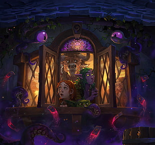 cartoon character digital wallpaper, Hearthstone: Heroes of Warcraft, Blizzard Entertainment