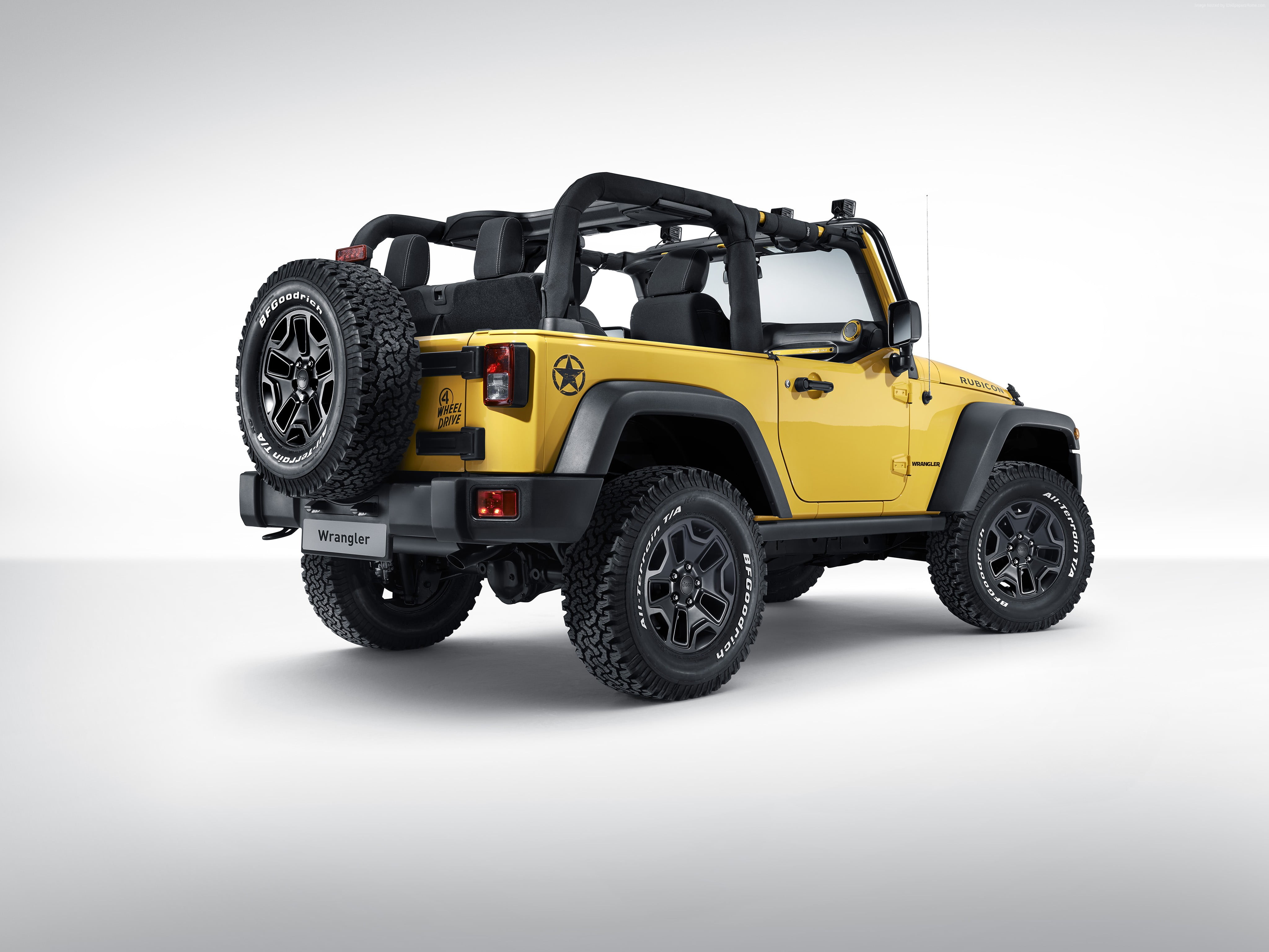 Yellow and black Jeep Wrangler HD wallpaper | Wallpaper Flare