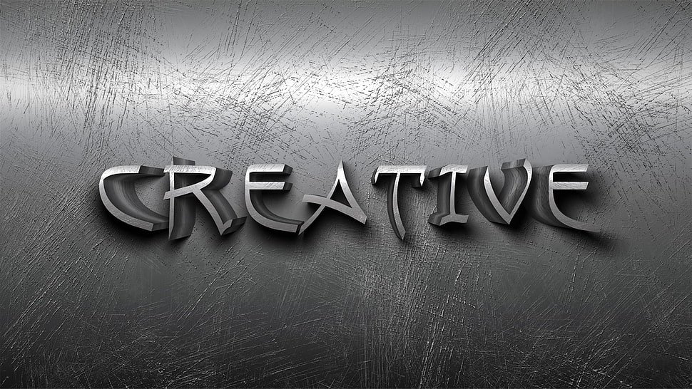 gray embossed Creative decor, 3D HD wallpaper