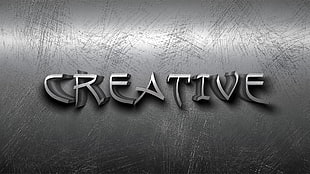 gray embossed Creative decor, 3D