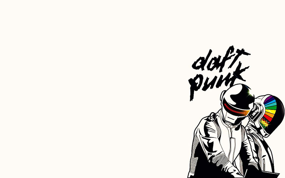 Daft Punk digital wallpaper, Daft Punk HD wallpaper