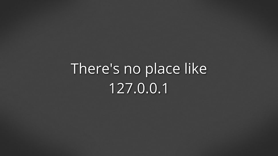 gray background with text overlay, network, code, ::1 HD wallpaper