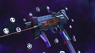 Overwatch Sombra sub-machine gun, Rakan Khamash, Sombra (Overwatch), gun, Overwatch HD wallpaper