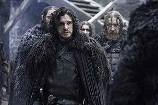 Jon Snow from Game of Thrones, Game of Thrones, Jon Snow, Kit Harington, Night's Watch HD wallpaper