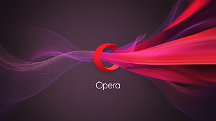 red and purple Opera logo