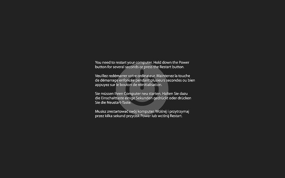 turned off button, computer HD wallpaper