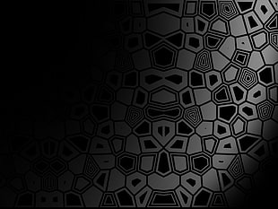 photo of black and white textile