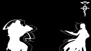 two character illustration, anime, Full Metal Alchemist, Elric Edward, Elric Alphonse
