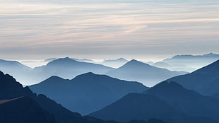 landscape photo of mountains HD wallpaper