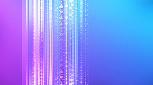 blue, teal, and purple digital wallpaper, abstract, vertical lines