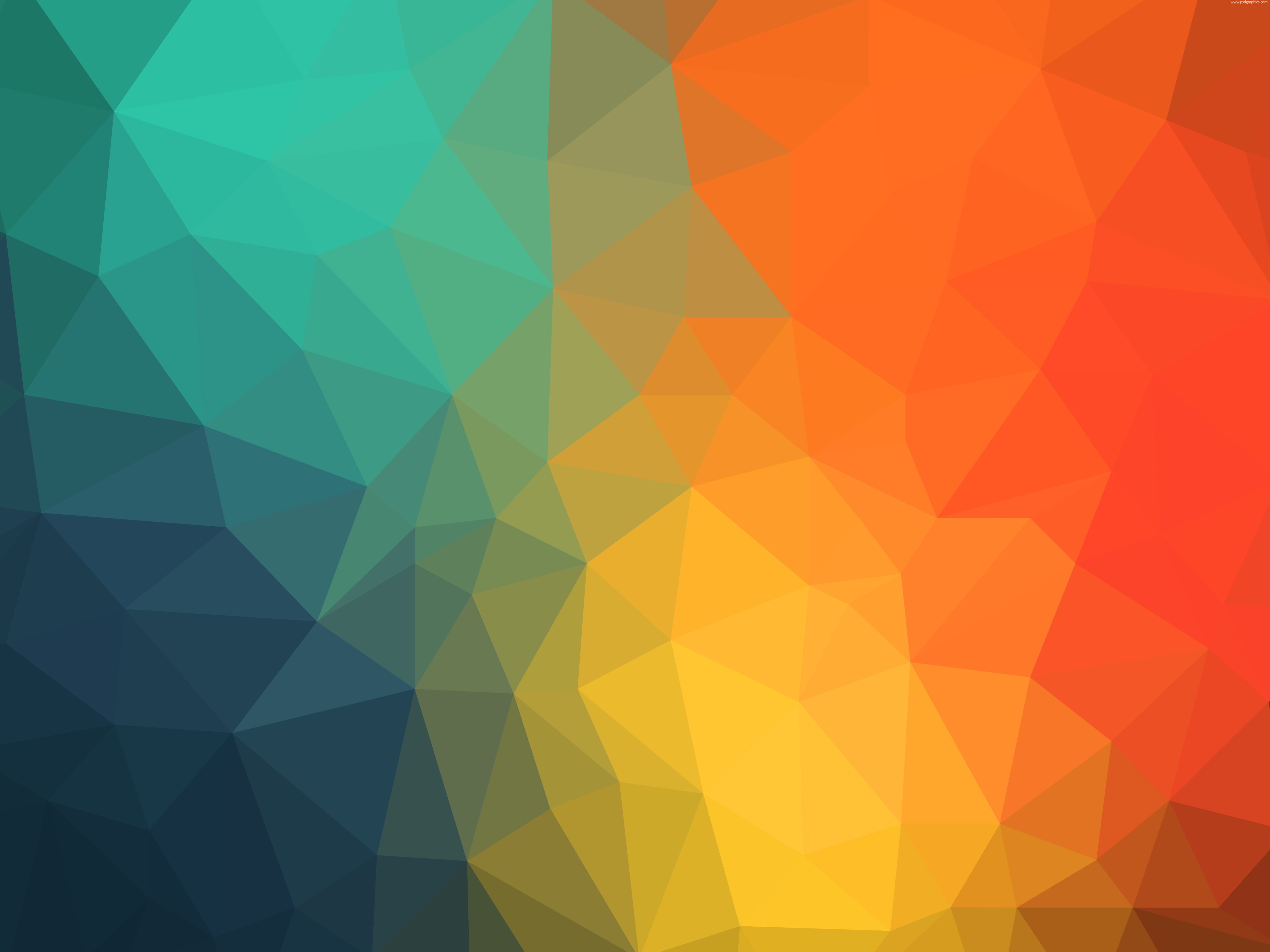 Teal and Orange Abstract Painting  Free Stock Photo