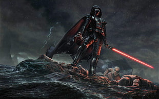 Kylo Ren from Star Wars, Star Wars, Darth Vader, Storm Troopers, TIE Advanced HD wallpaper