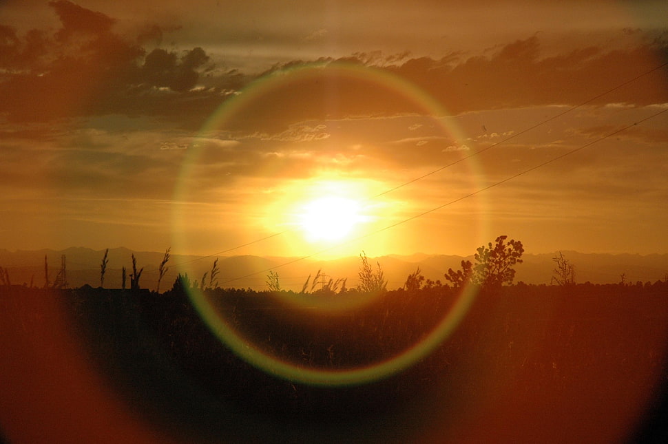 photography of sunset HD wallpaper