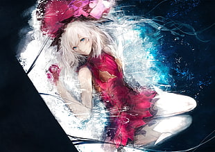 white haired female anime character artwork, white hair, Fate/Grand Order, Fate Series, Marie Antoinette (Fate/Grand Order)