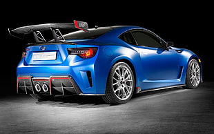 blue sports car, Subaru, Subaru BRZ, Subaru STI Performance, concept cars