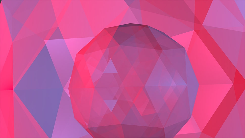 abstract, vector, low poly, digital art HD wallpaper