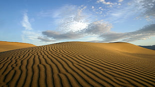 brown desert, landscape, desert HD wallpaper