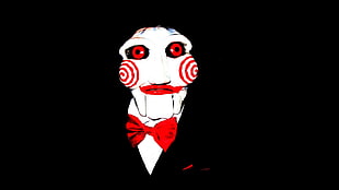 clown illustration, Saw, mask, Billy the Puppet