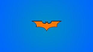 red and black Batman logo, Batman HD wallpaper