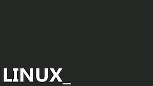 Linux text overlay on black background
