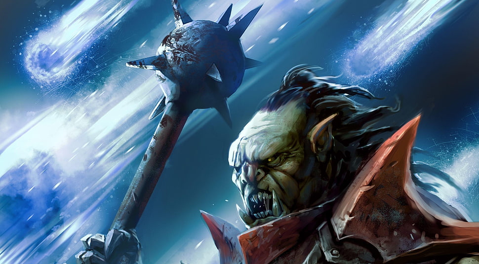 Warlock from DOTA 2 HD wallpaper