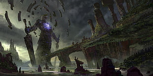 game application wallpaper screenshot, fantasy art